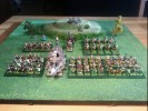 "Armée Halflings de 1.000 pts" par Phil de Varem